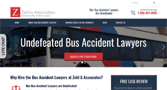 Desktop Screenshot of bus-accident-lawyer.net